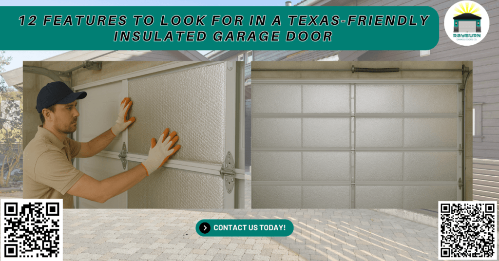 12 Features to Look for in a Texas-Friendly Insulated Garage Door 1 12 Features to Look for in a Texas-Friendly Insulated Garage Door
