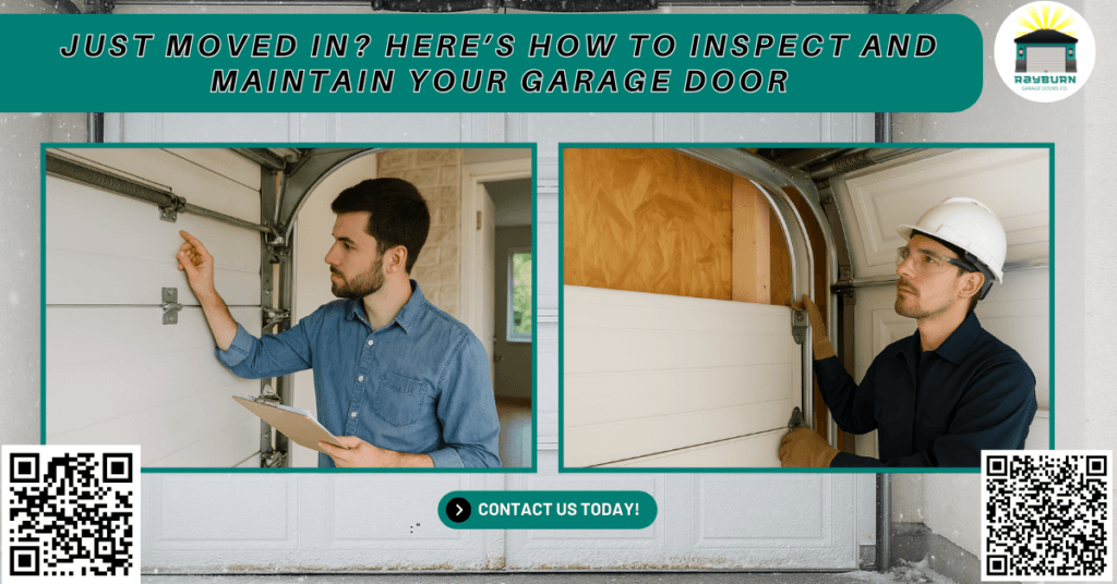 Just Moved In? Here’s How to Inspect and Maintain Your Garage Door 1 Just Moved In? Here’s How to Inspect and Maintain Your Garage Door