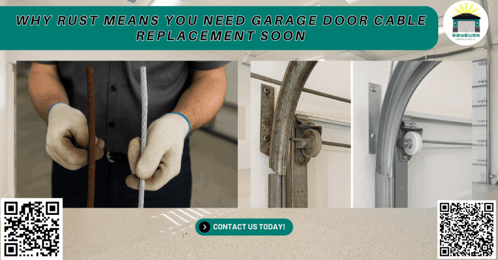 Why Rust Means You Need Garage Door Cable Replacement Soon 1 Why Rust Means You Need Garage Door Cable Replacement Soon - Rayburn Garage Doors Co