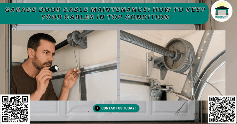 Plano, TX Garage Doors: Assessing Material Performance and Longevity 8 Garage Door Cable Maintenance: How to Keep Your Cables in Top Condition - Rayburn Garage Doors Co