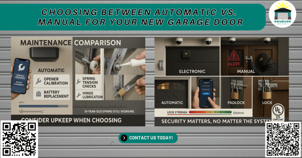 Choosing Between Automatic vs. Manual for Your New Garage Door 5 Choosing Between Automatic vs. Manual for Your New Garage Door - Rayburn Garage Doors Co