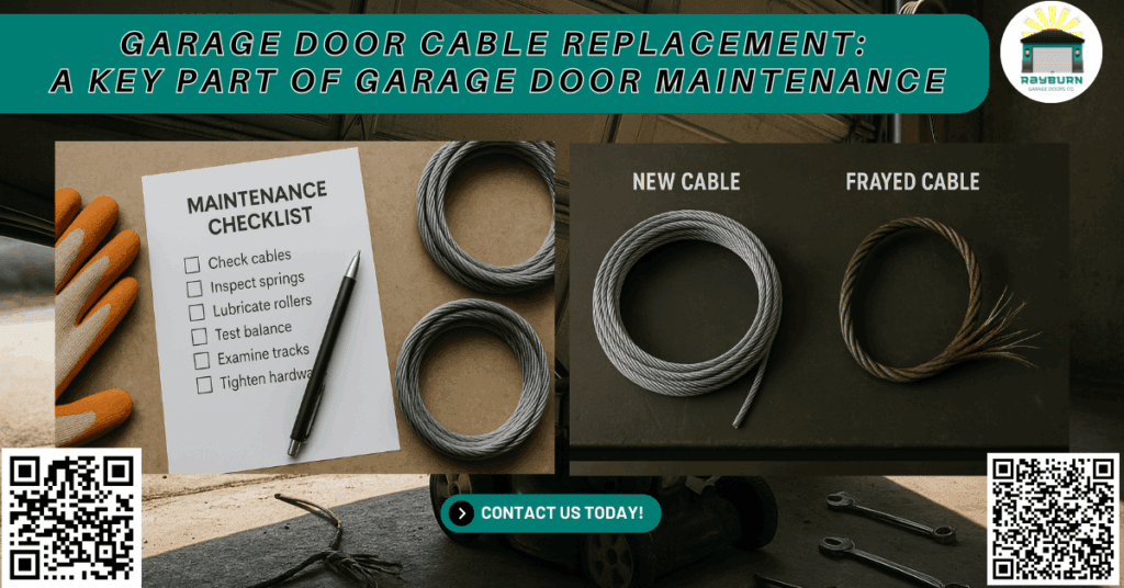 Garage Door Cable Replacement: A Key Part of Garage Door Maintenance 1 Rayburn Garage Doors Co 1