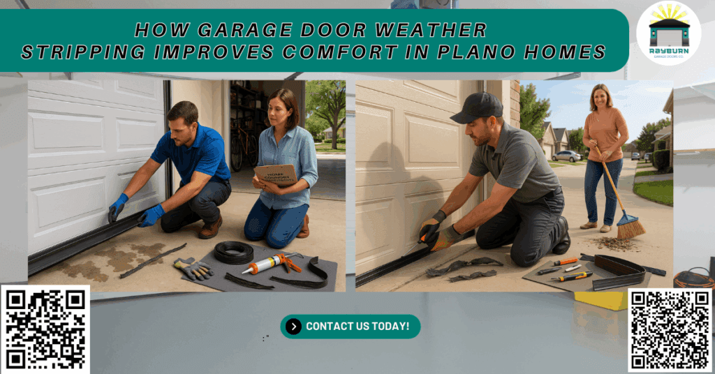 How Garage Door Weather Stripping Improves Comfort in Plano Homes 1 How Garage Door Weather Stripping Improves Comfort in Plano Homes