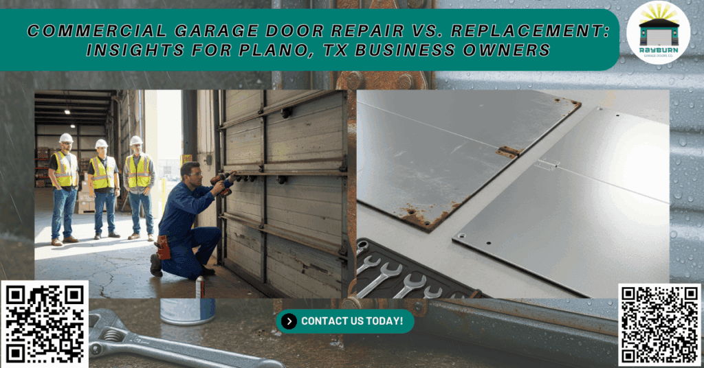 Commercial Garage Door Repair vs. Replacement: Insights for Plano, TX Business Owners 2 Commercial Garage Door Repair vs. Replacement: Insights for Plano, TX Business Owners - Rayburn Garage Doors Co.